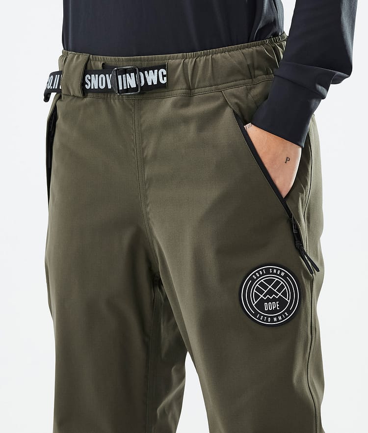 Dope Blizzard W 2024 Lumilautailuhousut Naiset Olive Green, Kuva 5 / 5