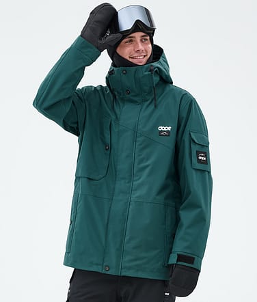 Dope Adept Lumilautailutakki Miehet Bottle Green Renewed
