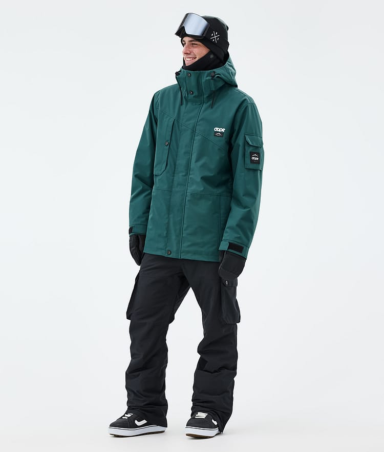 Dope Adept Lumilautailutakki Miehet Bottle Green Renewed, Kuva 3 / 10