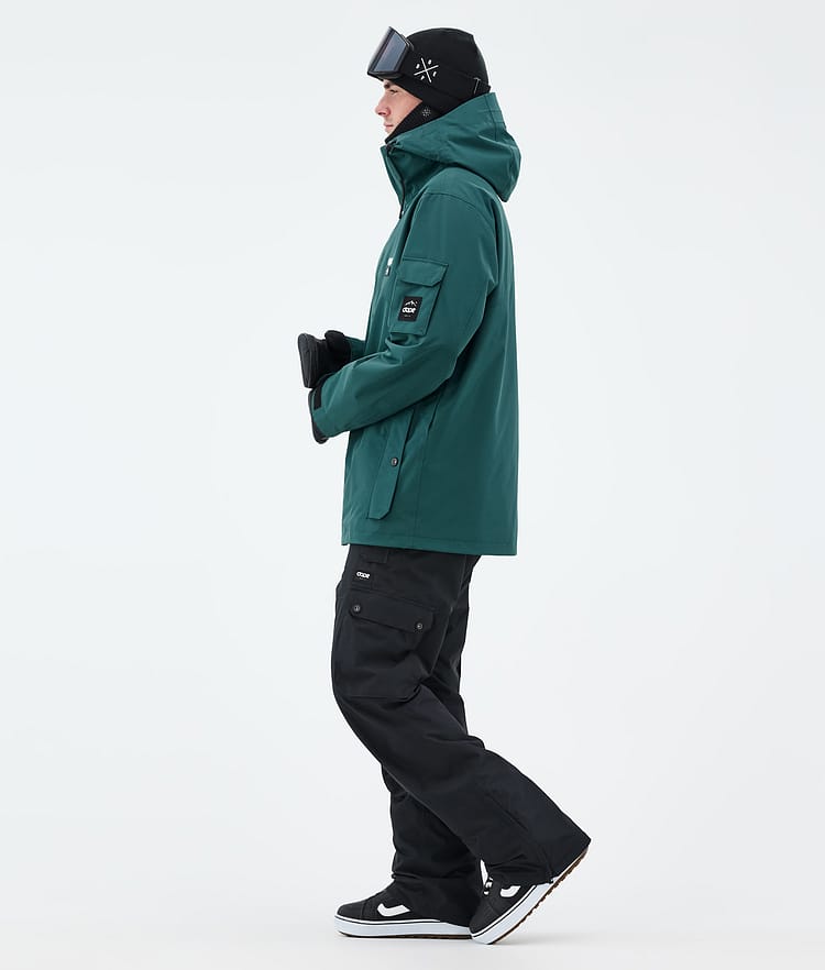 Dope Adept Lumilautailutakki Miehet Bottle Green Renewed, Kuva 4 / 10