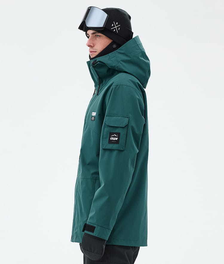 Dope Adept Lumilautailutakki Miehet Bottle Green Renewed, Kuva 6 / 10