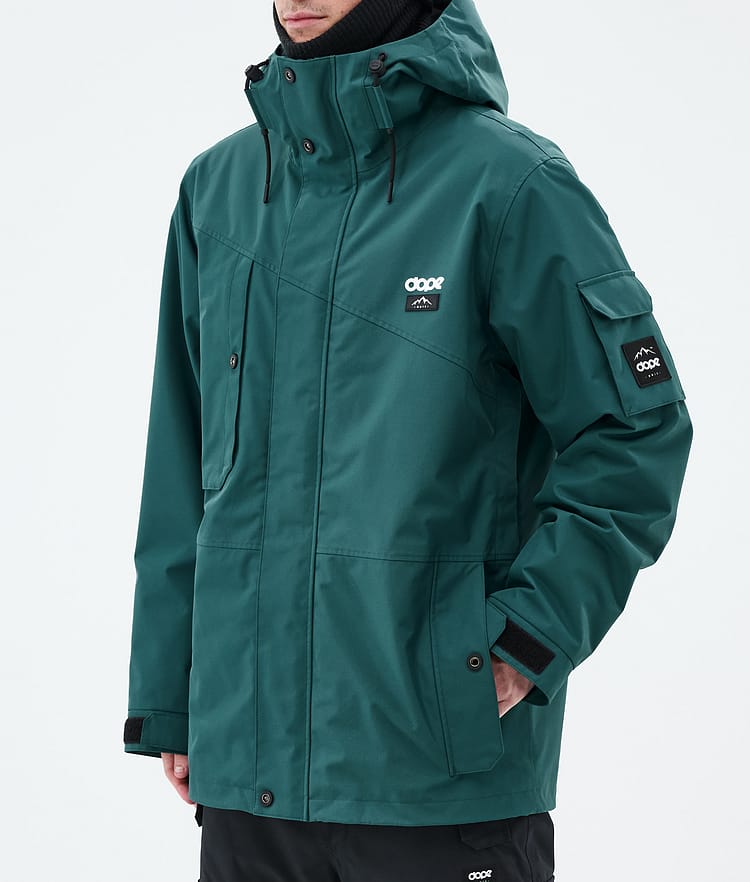 Dope Adept Lumilautailutakki Miehet Bottle Green Renewed, Kuva 8 / 10
