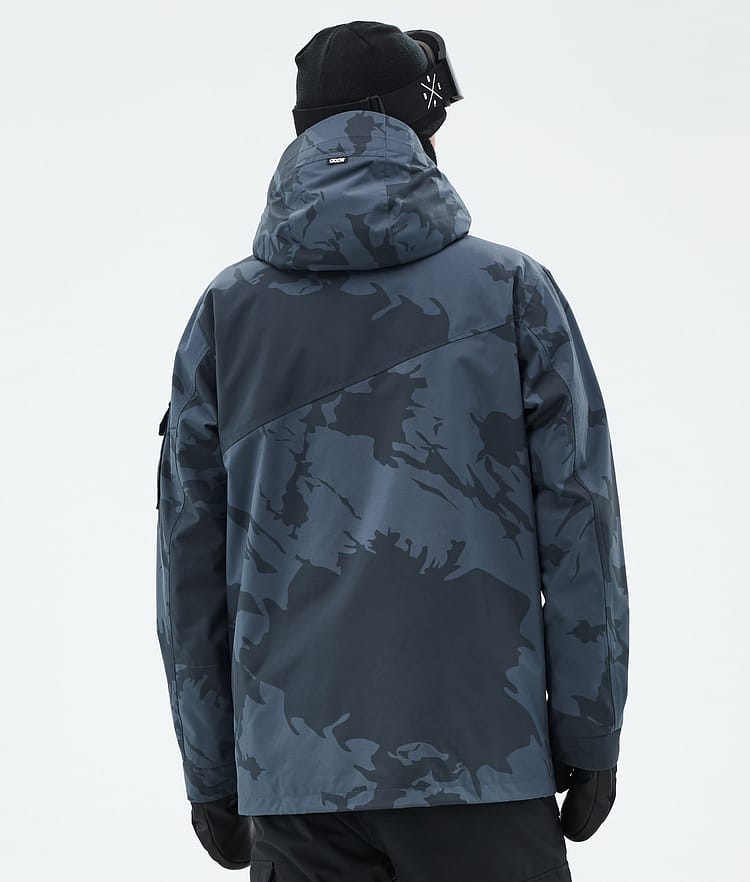 Dope Adept Lumilautailutakki Miehet Metal Blue Camo, Kuva 6 / 9