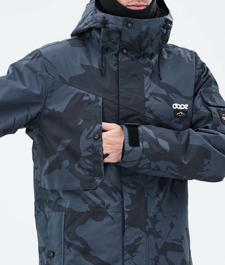 Dope Adept Laskettelutakki Miehet Metal Blue Camo, Kuva 8 / 9