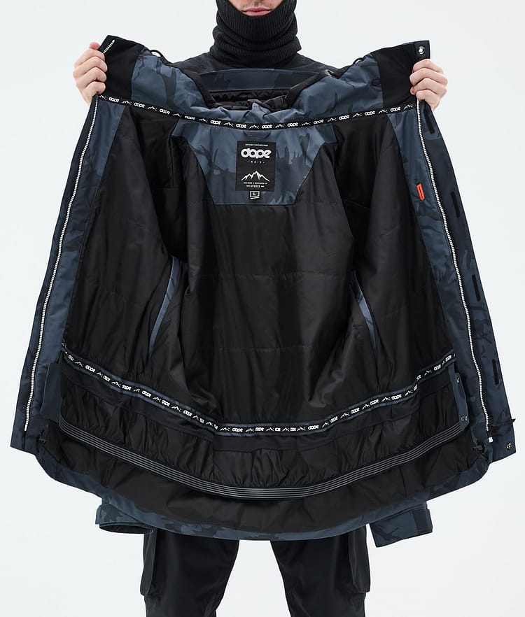 Dope Adept Laskettelutakki Miehet Metal Blue Camo, Kuva 9 / 9