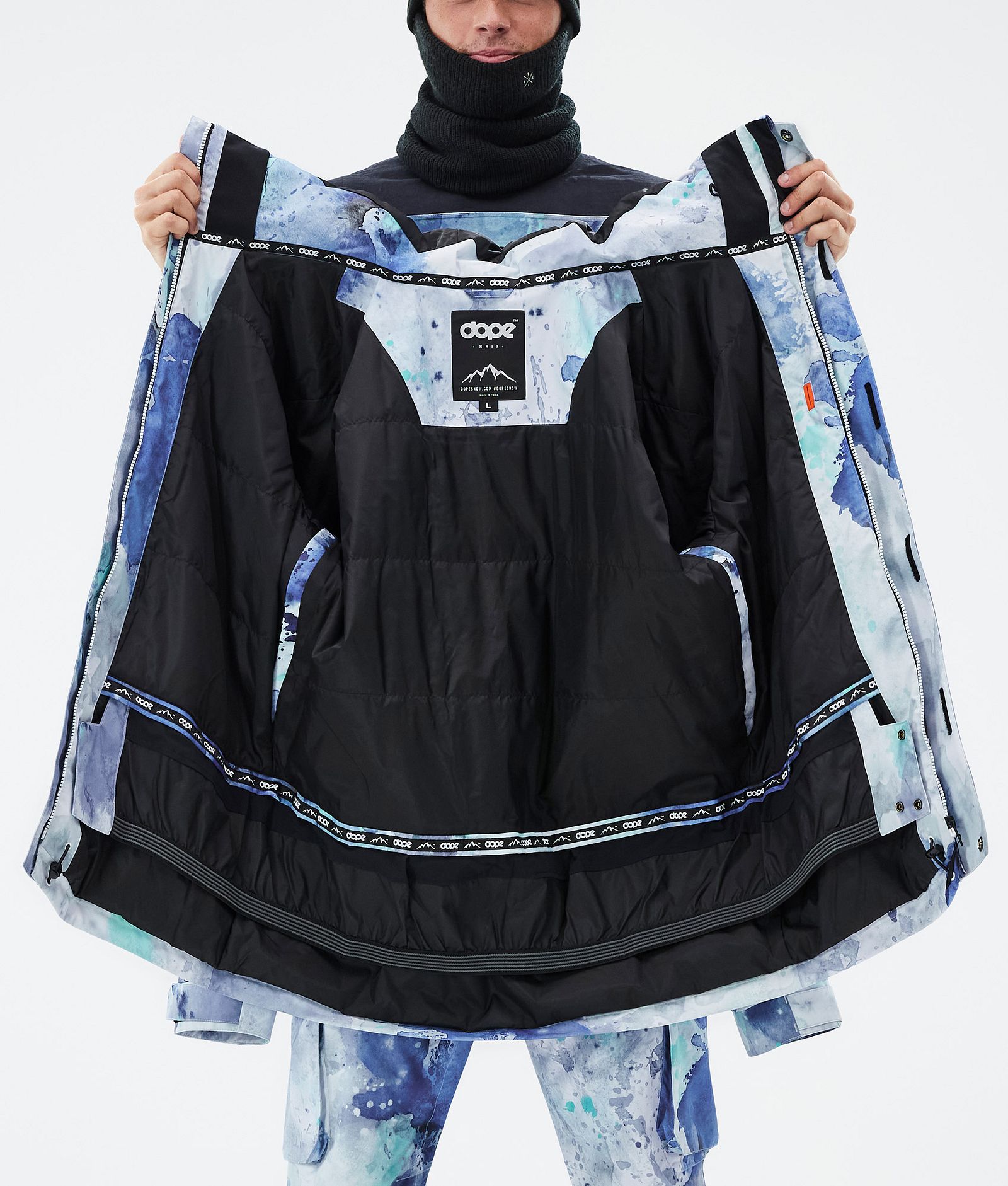 Dope Adept Laskettelutakki Miehet Spray Blue Green, Kuva 9 / 9