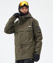 Dope Annok Laskettelutakki Miehet Olive Green