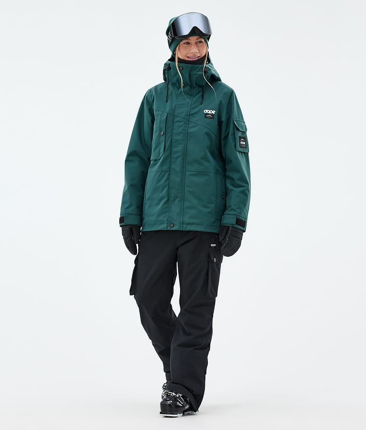 Dope Adept W Laskettelutakki Naiset Bottle Green, Kuva 2 / 9