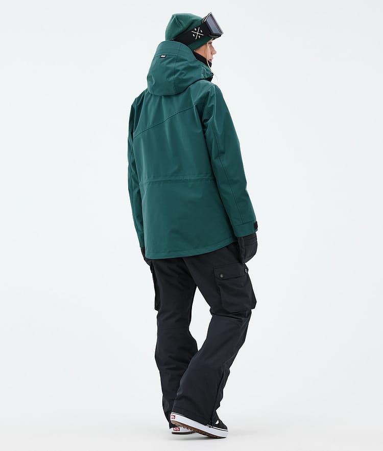 Dope Adept W Lumilautailutakki Naiset Bottle Green Renewed, Kuva 5 / 10