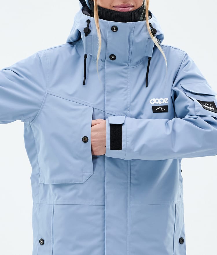 Dope Adept W Lumilautailutakki Naiset Light Blue Renewed, Kuva 9 / 10