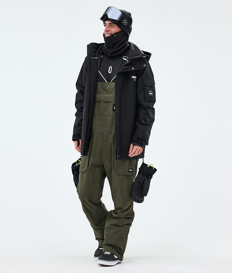 Dope Notorious B.I.B Lumilautailuhousut Miehet Olive Green, Image 2 of 7
