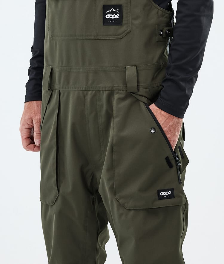 Dope Notorious B.I.B Lumilautailuhousut Miehet Olive Green, Image 5 of 7