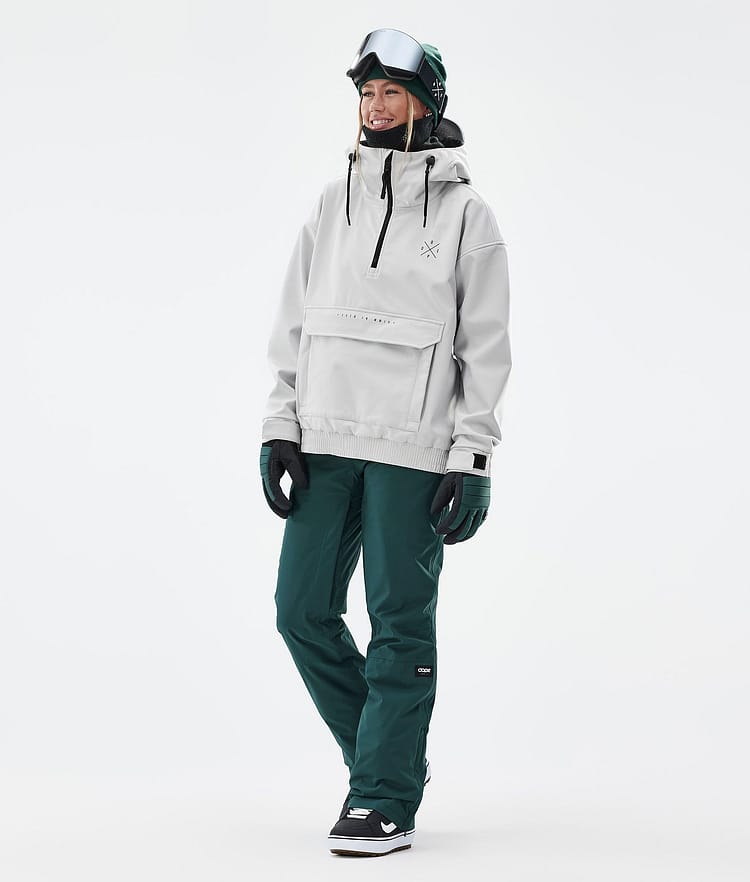 Dope Con W Lumilautailuhousut Naiset Bottle Green, Image 2 of 6