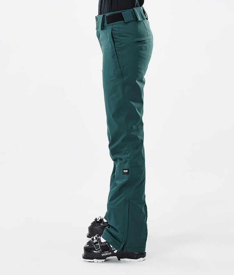Dope Con W Lasketteluhousut Naiset Bottle Green, Image 3 of 6