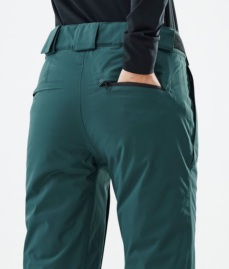 Dope Con W Lumilautailuhousut Naiset Bottle Green, Image 6 of 6