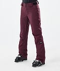 Dope Con W Lasketteluhousut Naiset Burgundy, Kuva 1 / 6