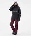 Dope Con W Lasketteluhousut Naiset Burgundy, Kuva 2 / 6