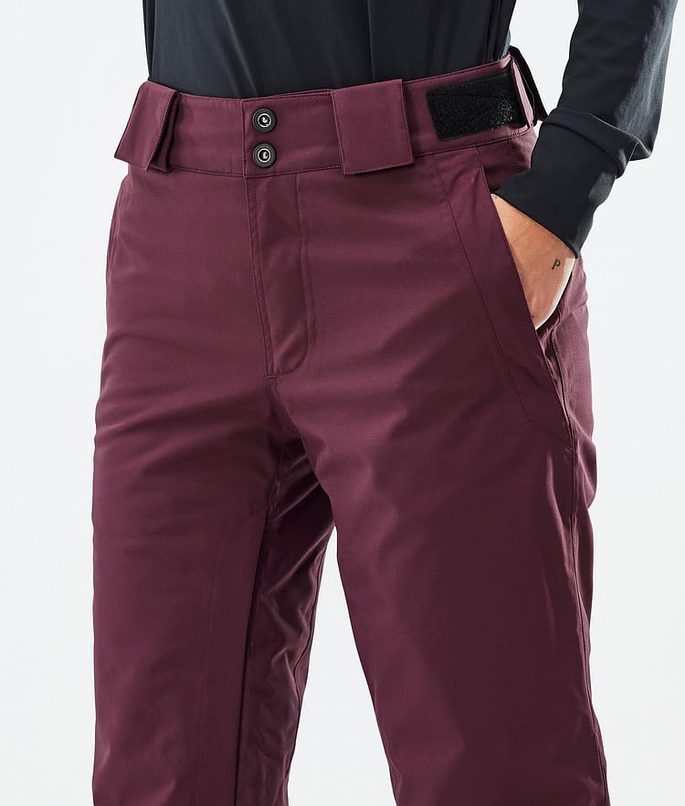 Dope Con W Lumilautailuhousut Naiset Burgundy, Image 5 of 6