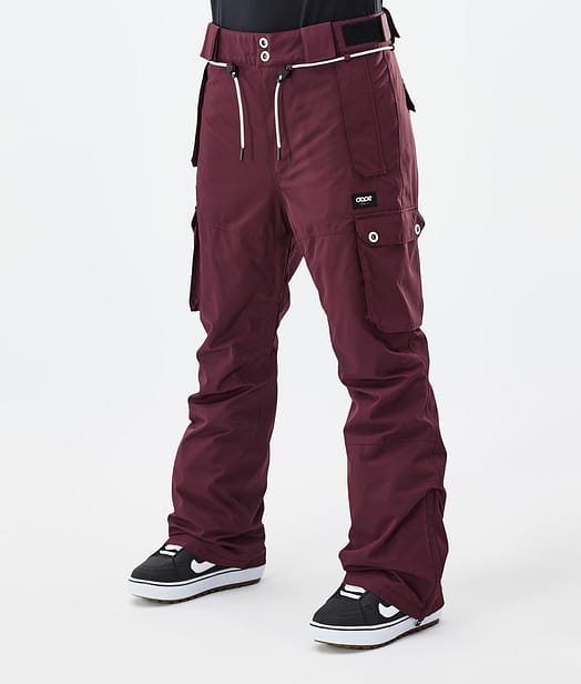 Dope Iconic W Lumilautailuhousut Naiset Burgundy