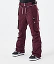 Dope Iconic W Lumilautailuhousut Naiset Burgundy