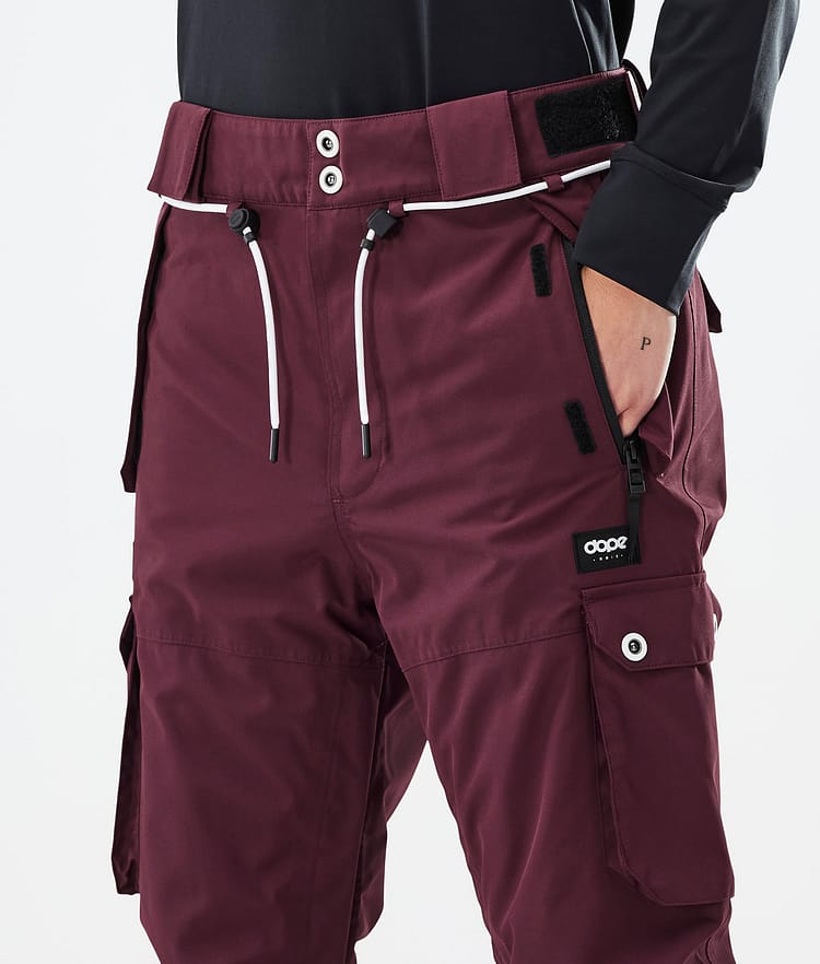 Dope Iconic W Lasketteluhousut Naiset Burgundy, Kuva 5 / 7