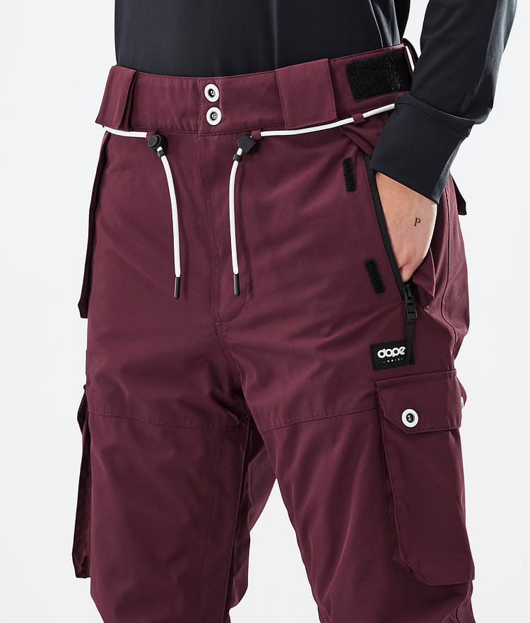 Dope Iconic W Lasketteluhousut Naiset Burgundy