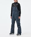 Dope Notorious B.I.B W Lumilautailuhousut Naiset Metal Blue