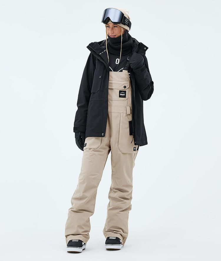 Dope Notorious B.I.B W Lumilautailuhousut Naiset Sand, Image 2 of 7