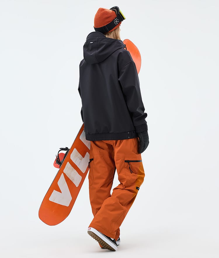 Dope Cyclone W Lumilautailu Outfit Naiset Black/Burned Orange, Image 2 of 2