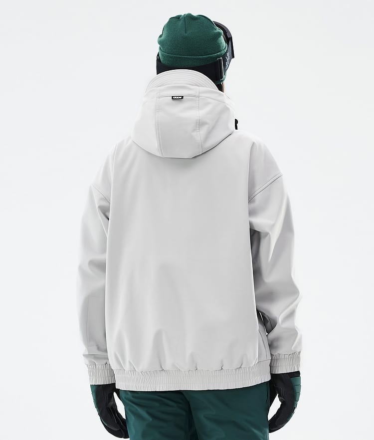 Dope Cyclone W Lumilautailutakki Naiset Light Grey, Kuva 6 / 8