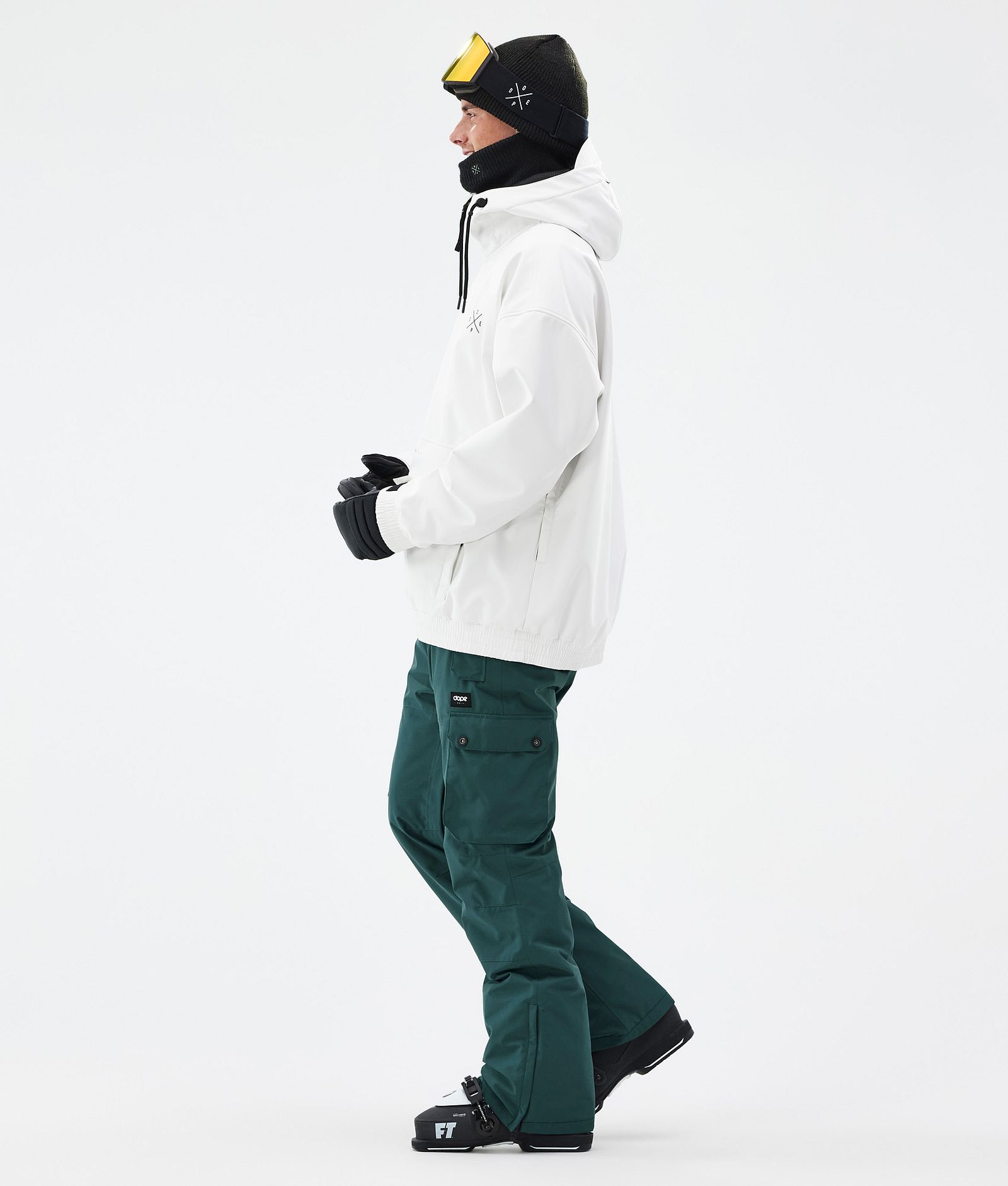 Dope Cyclone Laskettelutakki Miehet Old White, Kuva 4 / 9