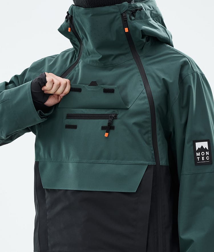 Montec Doom Lumilautailutakki Miehet Dark Atlantic/Black, Kuva 10 / 11