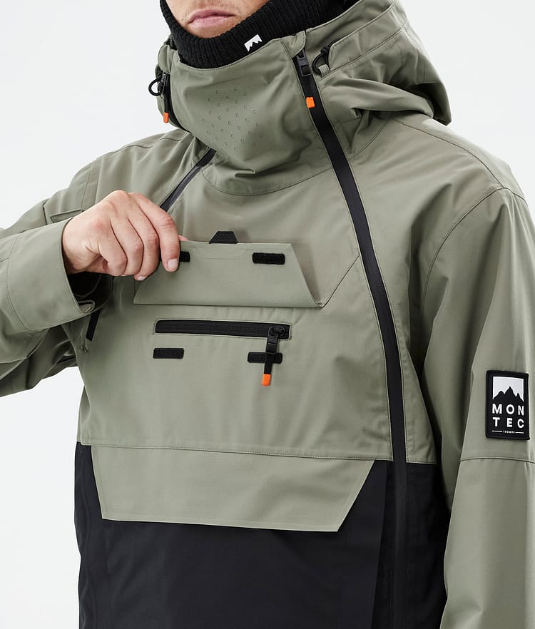 Montec Doom Lumilautailutakki Miehet Greenish/Black, Kuva 10 / 11