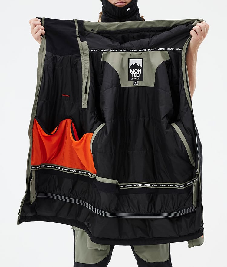 Montec Doom Lumilautailutakki Miehet Greenish/Black, Kuva 11 / 11