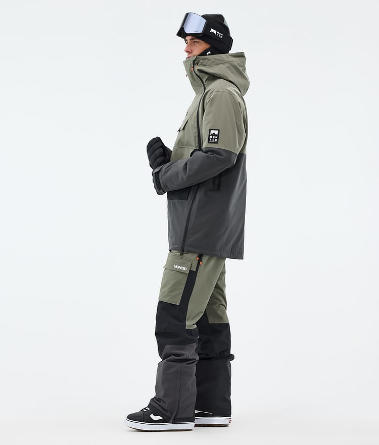 Montec Doom Lumilautailutakki Miehet Greenish/Black/Phantom, Kuva 4 / 11