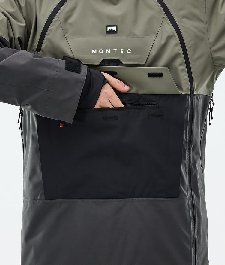 Montec Doom Lumilautailutakki Miehet Greenish/Black/Phantom, Kuva 9 / 11