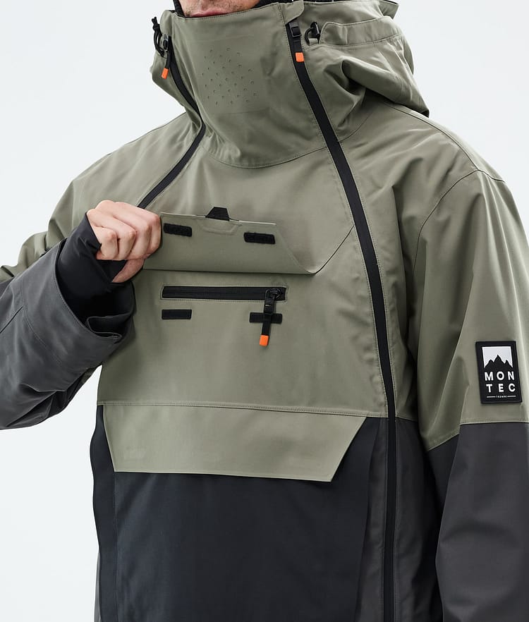 Montec Doom Lumilautailutakki Miehet Greenish/Black/Phantom, Kuva 10 / 11