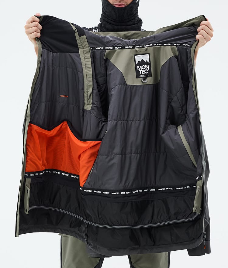 Montec Doom Lumilautailutakki Miehet Greenish/Black/Phantom, Kuva 11 / 11