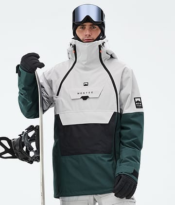 Montec Doom Lumilautailutakki Light Grey/Black/Dark Atlantic