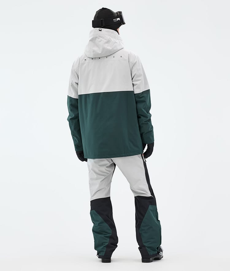 Montec Doom Laskettelutakki Miehet Light Grey/Black/Dark Atlantic, Kuva 5 / 11