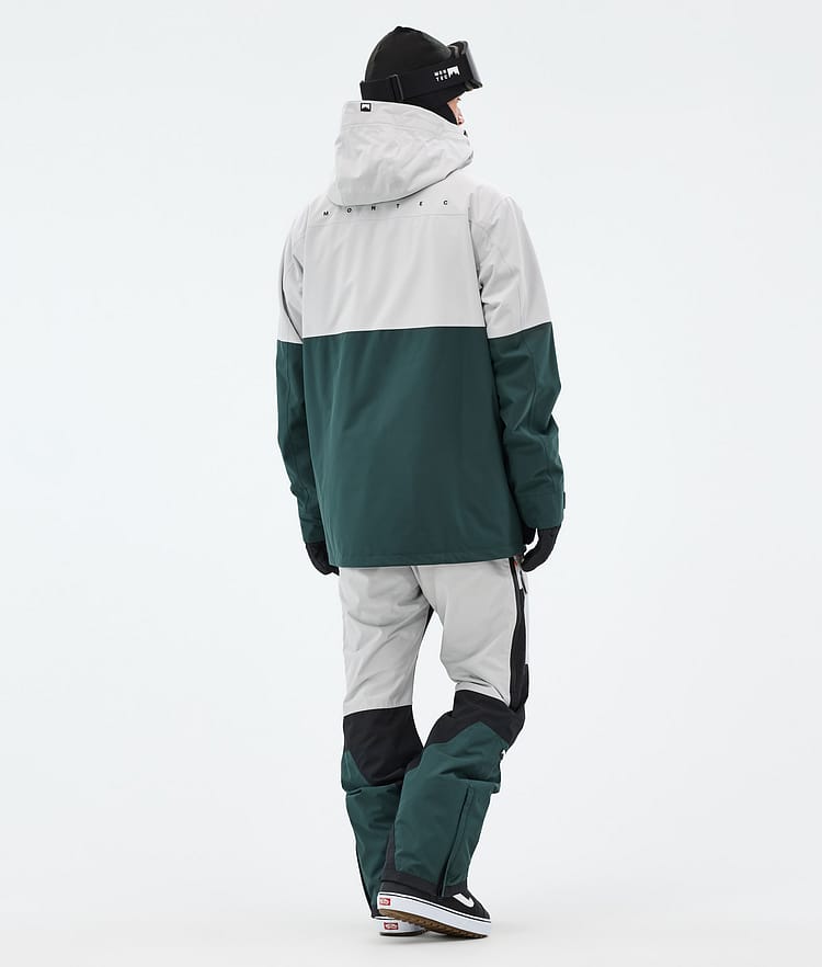 Montec Doom Lumilautailutakki Miehet Light Grey/Black/Dark Atlantic, Kuva 5 / 11