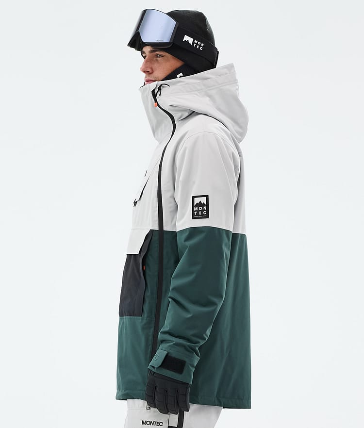 Montec Doom Lumilautailutakki Miehet Light Grey/Black/Dark Atlantic, Kuva 6 / 11