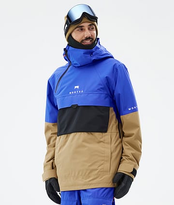 Montec Dune Lumilautailutakki Cobalt Blue/Back/Gold