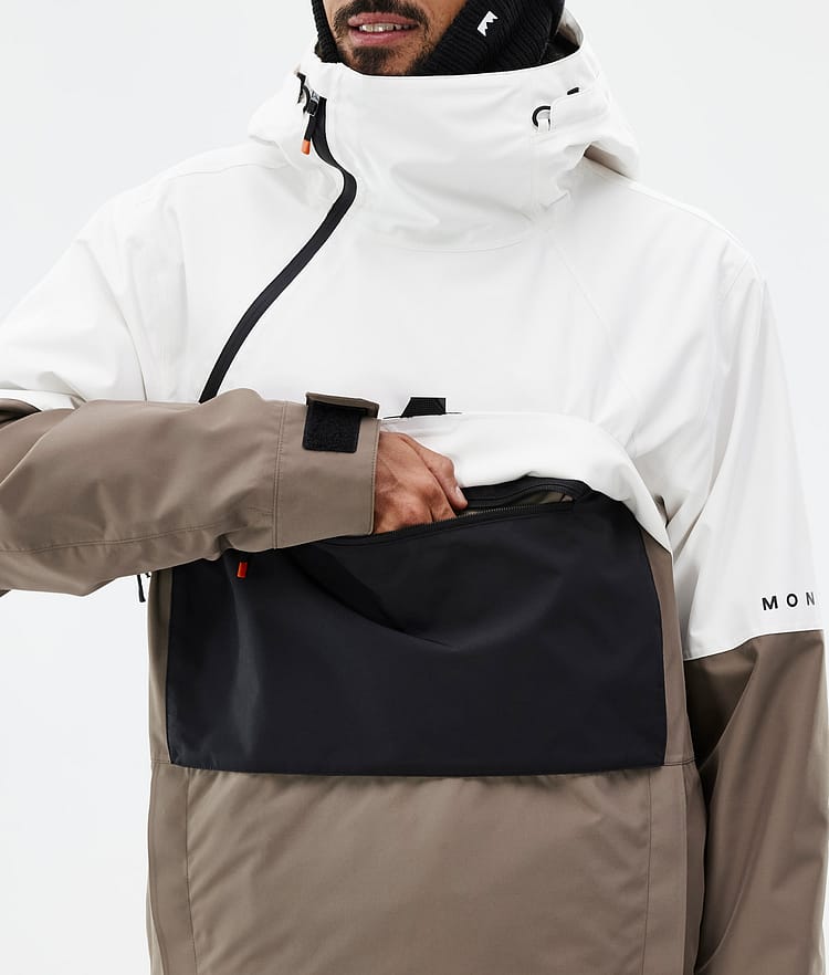 Montec Dune Laskettelutakki Miehet Old White/Black/Walnut, Kuva 9 / 9