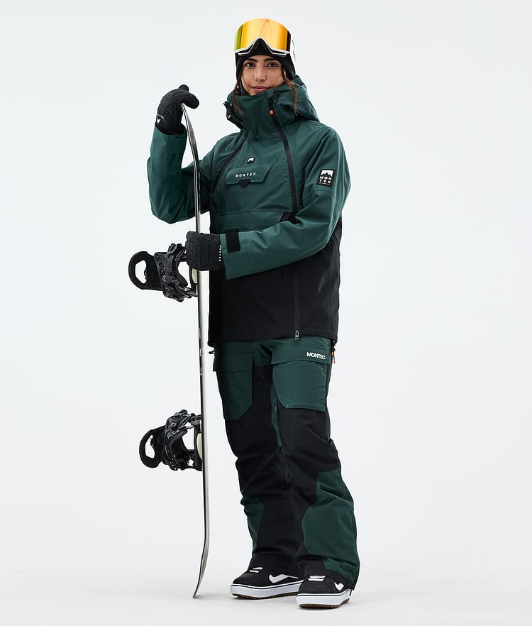 Montec Doom W Lumilautailutakki Naiset Dark Atlantic/Black, Kuva 3 / 11