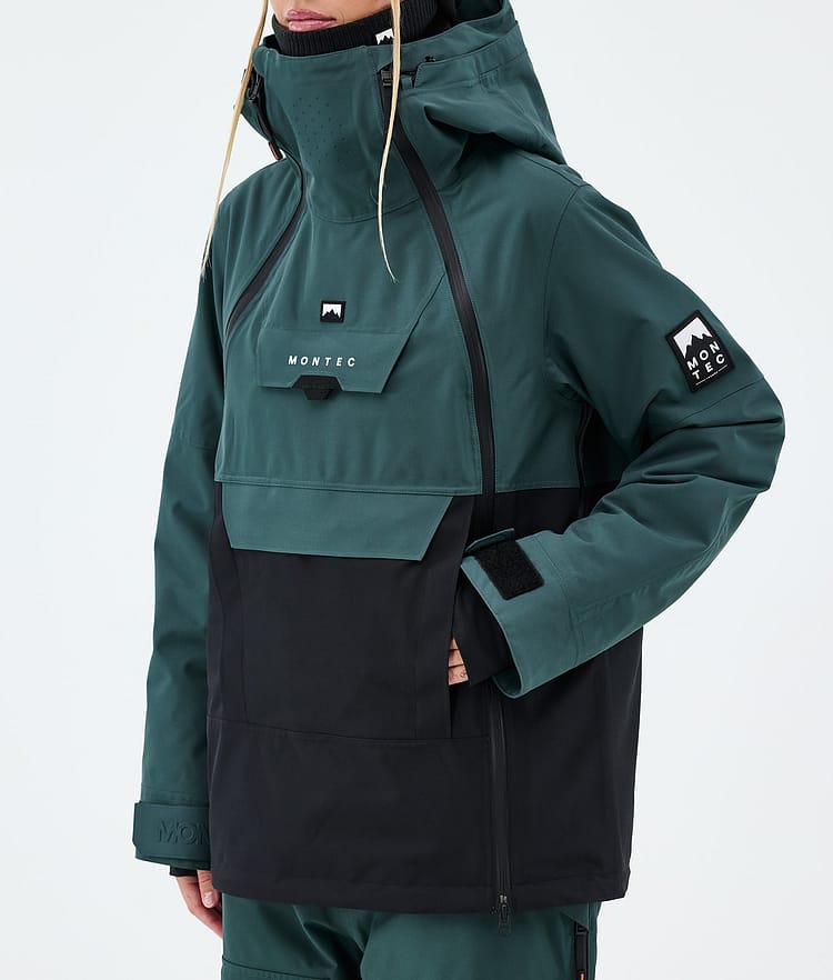 Montec Doom W Lumilautailutakki Naiset Dark Atlantic/Black, Kuva 7 / 10