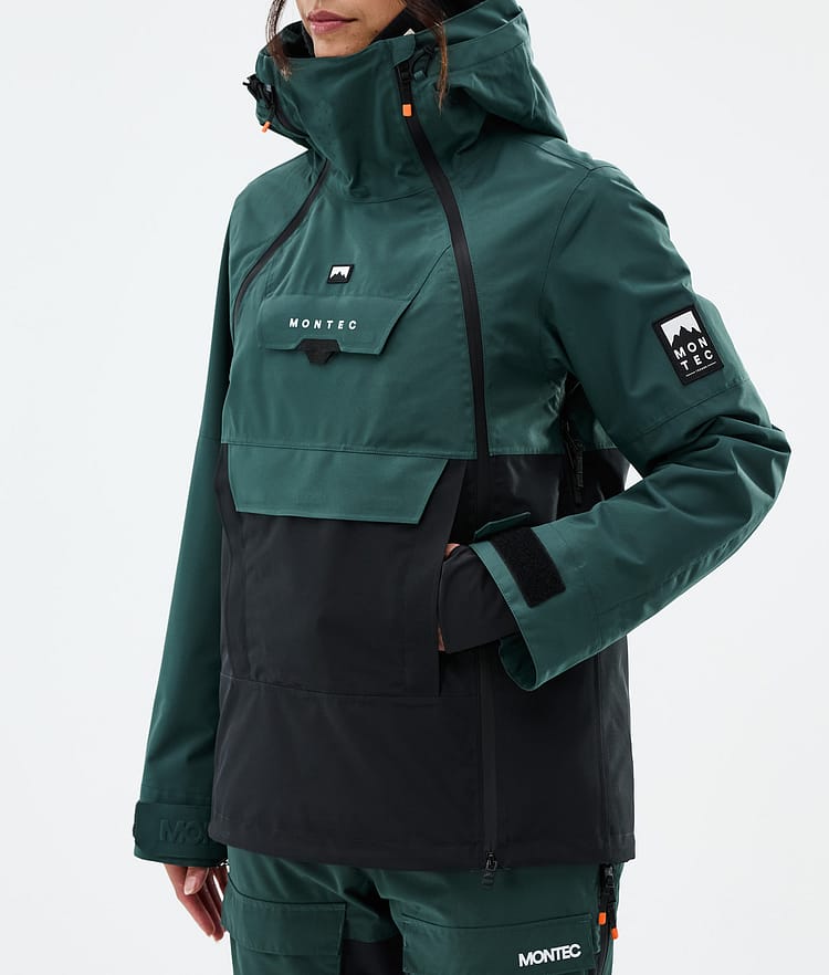 Montec Doom W Lumilautailutakki Naiset Dark Atlantic/Black, Kuva 8 / 11