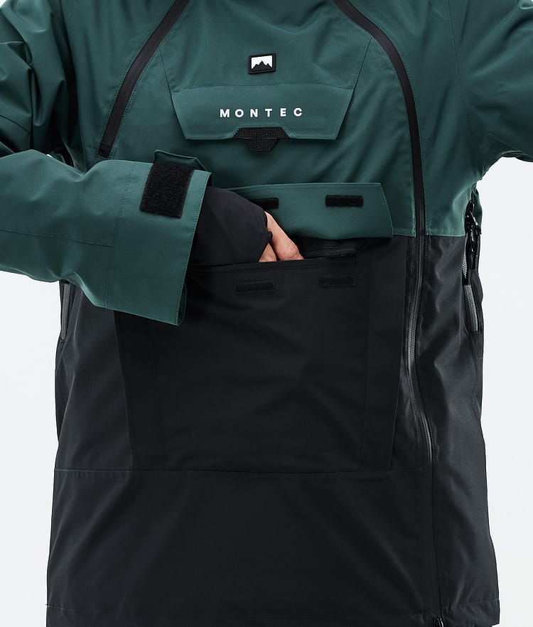 Montec Doom W Lumilautailutakki Naiset Dark Atlantic/Black, Kuva 9 / 11