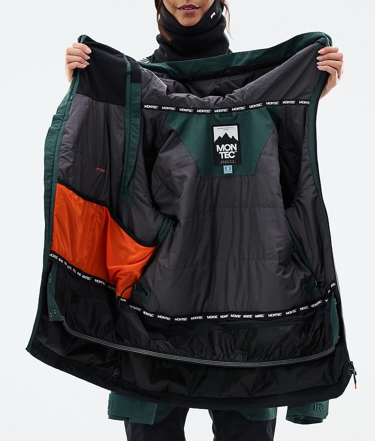 Montec Doom W Lumilautailutakki Naiset Dark Atlantic/Black, Kuva 11 / 11