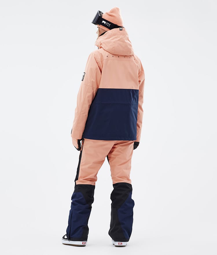 Montec Doom W Lumilautailutakki Naiset Faded Peach/Black/Dark Blue